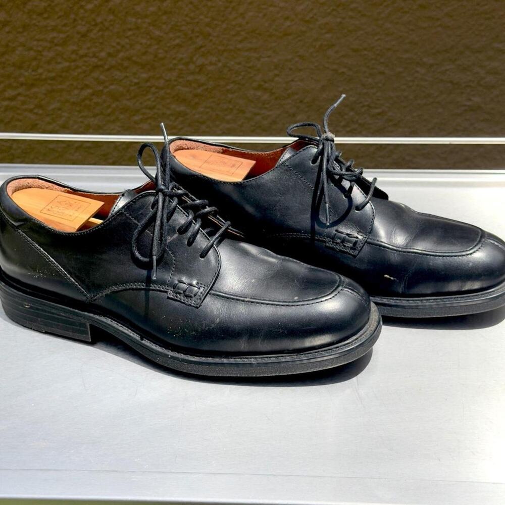 Florsheim Black Leather Oxford Dress Shoes - Size 11 M